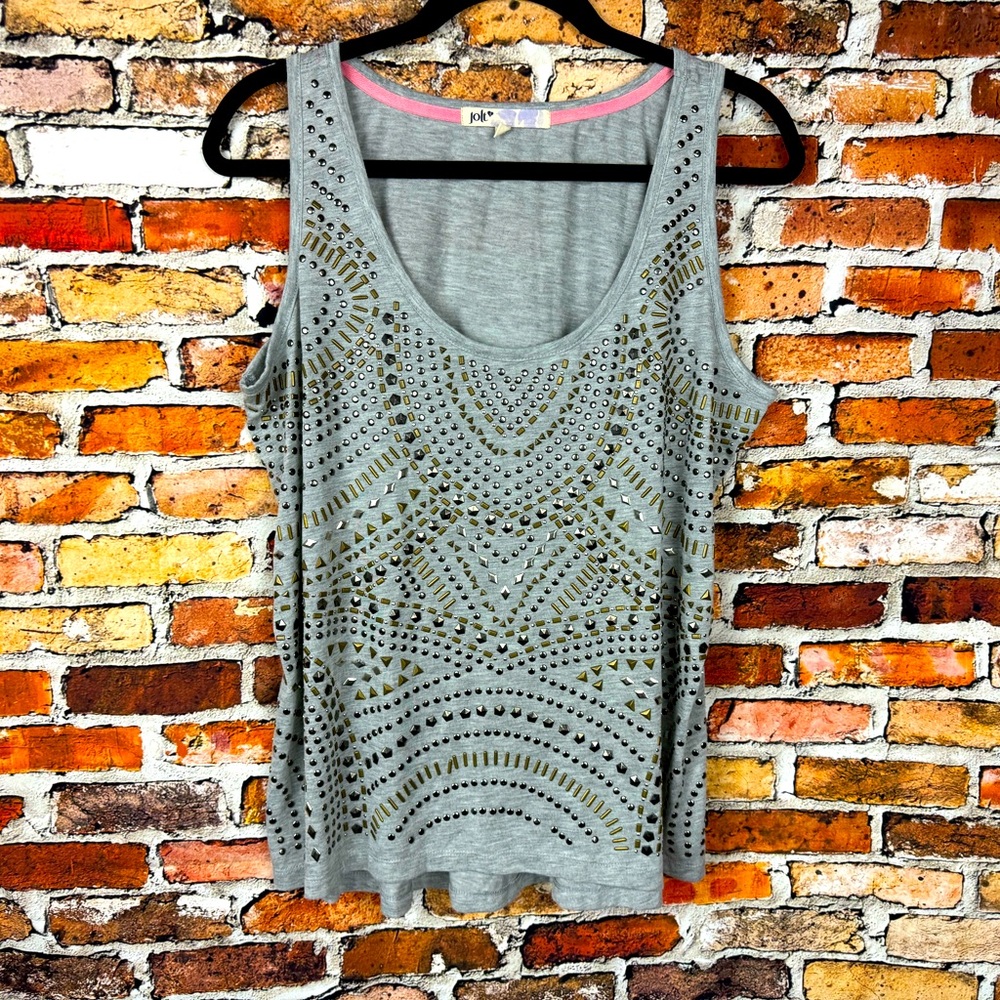 Jolt Beaded Tank Top Size XL